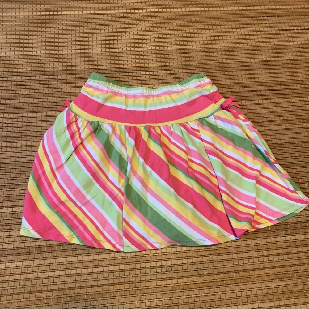 Gymnastics striped skort size 8